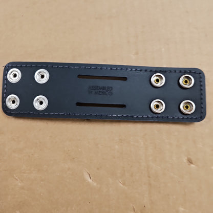 Safariland Double Keeper 4-Snap Belt Loop, 1.75" Wide, Black Plain Design