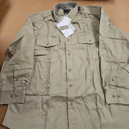 5.11 Tactical PDU Class A Twill XX-Large/Reg Long Sleeve Silver Tan 72344-160-2XL-R