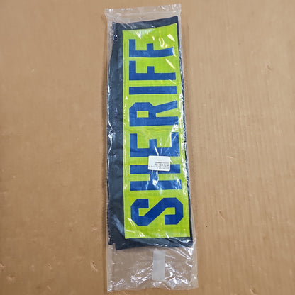 Spiewak & Sons Reflective Hidden Agenda Panels "SHERIFF" in Lime Yellow