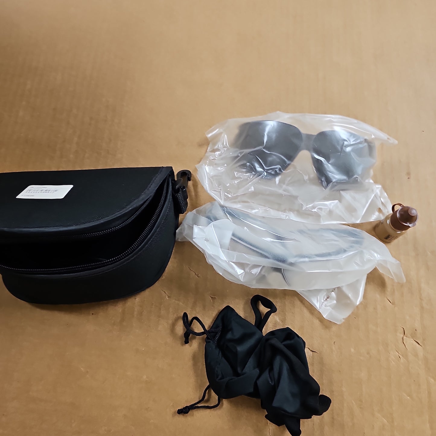 Uvex XC Dura-streme Glasses Combo Pack, Gray/Clear Lens/Case S99-S3399-MIL3A