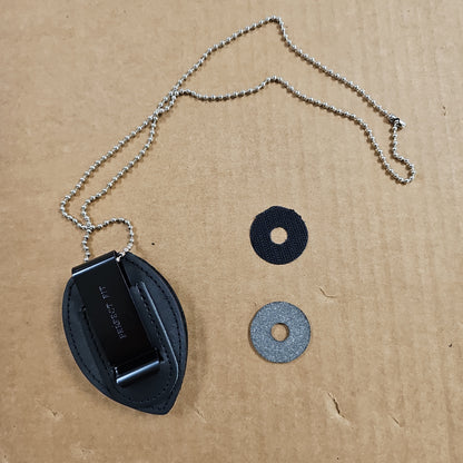 D&K MFG. CO. Recessed Badge Holder with Neck Chain for Blackinton Shield