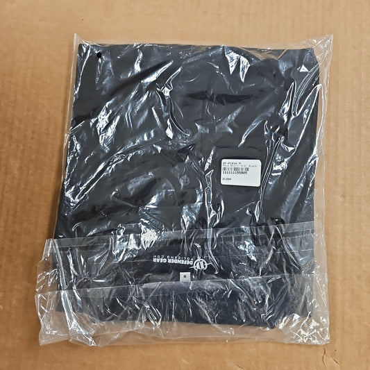Polo Shirt: S/S, Black, Medium S/S Black, Med