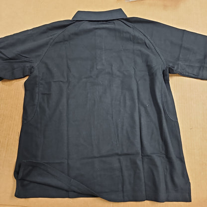 Polo Shirt: S/S, Black, Medium S/S Black, Med