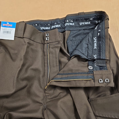 Pants: Spiewak Poly/Wool, Ext Cargo, Brown, 40 Waist SPDU29-BRWN-40