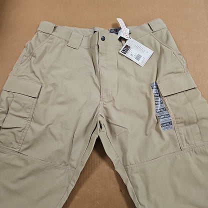 5.11 Tactical Pants TDU POLY/COTTON Ripstop Tan XX-LARGE/SHORT 74003-162-2XL-S