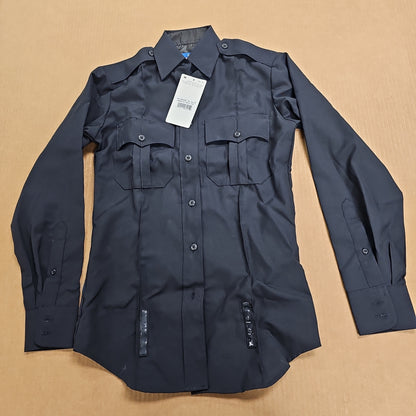 Spiewak & Sons, Inc. Women's Long Sleeve Poly/Wool Shirt in Dark Navy
