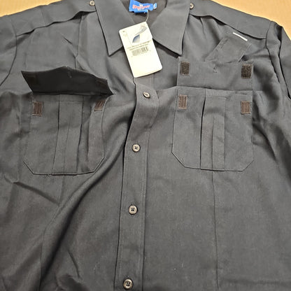 Spiewak & Sons, Inc. Performance Duty Long Sleeve Shirt in Dark Navy, 18 x 32