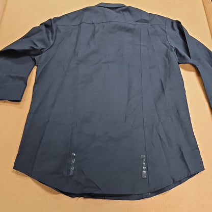 Spiewak & Sons, Inc. Performance Duty Long Sleeve Shirt in Dark Navy, 18 x 32
