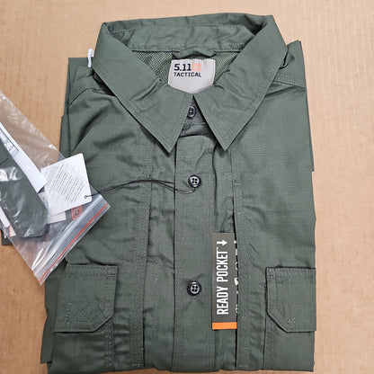 5.11 Tactical Shirt: TacLite, S/S, TDU Green, X-Large 71175-190-XL