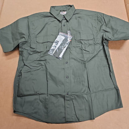 5.11 Tactical Shirt: TacLite, S/S, TDU Green, X-Large 71175-190-XL