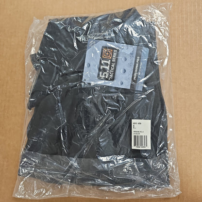 Polo Shirt: L/S Professional, Black, Large 42056-019-L