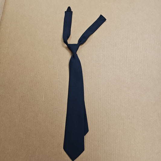 Tie: Navy, Hook & Loop w/button holes, 18 Regular Length 90111-061