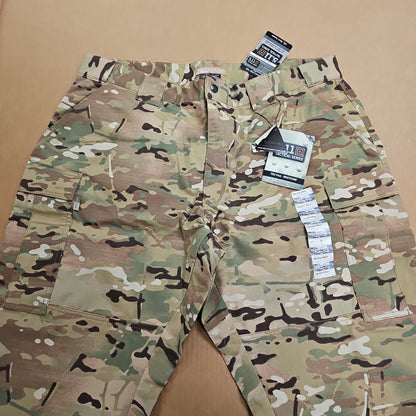 5.11 Tactical Multicam TDU Poly/Cotton Rip Pants, XX-Large Short Size