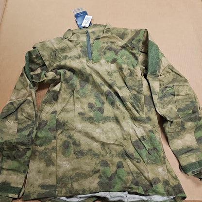 TAC U SHIRT: TAC U COMBAT SHIRT,A-TACS FG CAMO, X-Large/Reg F541738381XL2