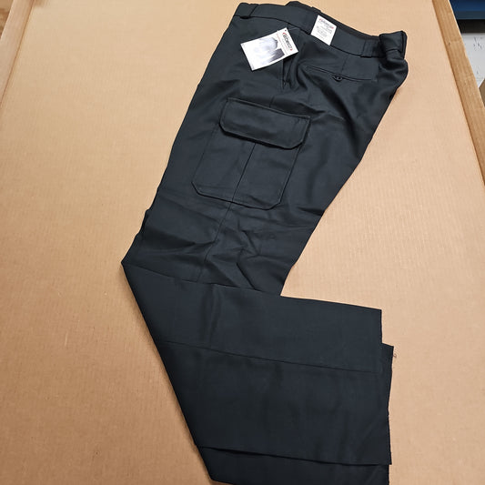 Pants: DutyMaxx w/Cargo Pkts, Black, 42 Waist, Reg Rise E230RND-42R