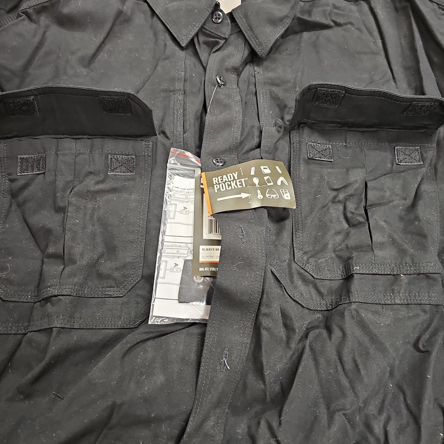 5.11 Tactical Shirt Long SLeeve Black XX-Large 72157-019-2XL