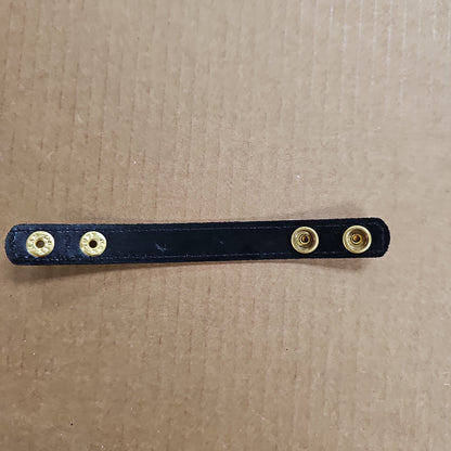 KEEPER: 2-SNAP, BLK. HI-GLOSS, 3/4, BRASS SNAPS 2431U-BRASS