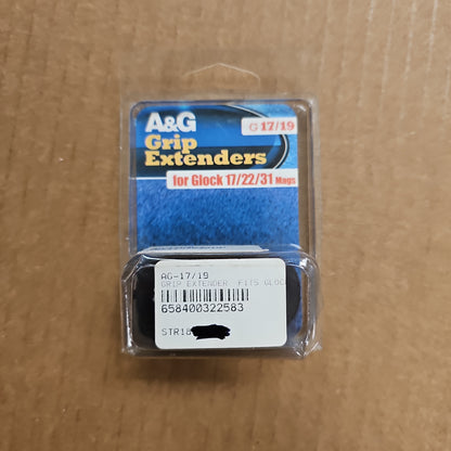 GRIP EXTENDER: FITS GLOCK 17/22 MAGS IN A 19/23/32 AGGL17-19