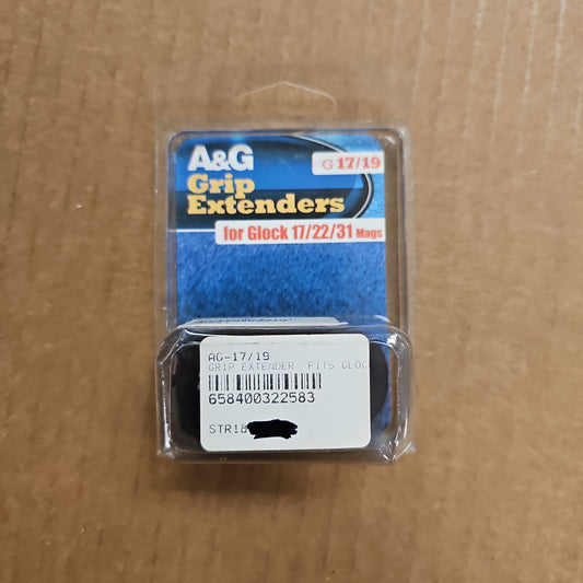 GRIP EXTENDER: FITS GLOCK 17/22 MAGS IN A 19/23/32 AGGL17-19
