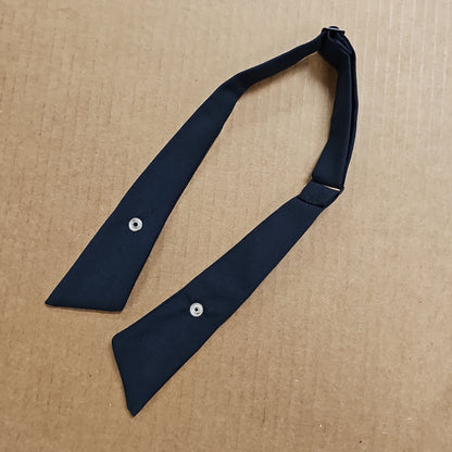 Samuel Broome Uniform Access Dark Navy Crossover Tie with Covered Snap