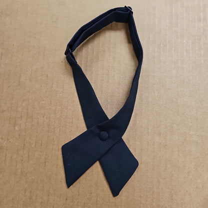 Samuel Broome Uniform Access Dark Navy Crossover Tie with Covered Snap