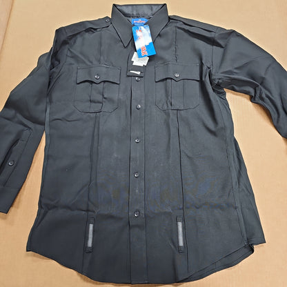 Spiewak & Sons, Inc. Men's Long Sleeve Black Shirt with PolySorb Mesh 17x34/35