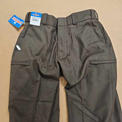 Spiewak & Sons, Inc. Brown Poly/Wool Pants with Hidden Pocket, Size 34