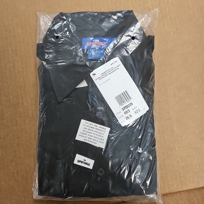 Spiewak & Sons Performance Duty Long Sleeve Shirt in Black, Size 15.5 x 32/33