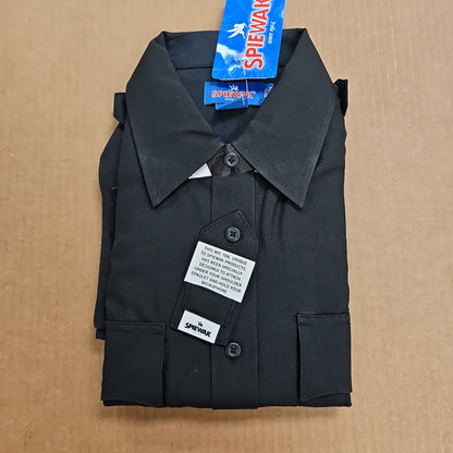 Spiewak & Sons Performance Duty Long Sleeve Shirt in Black, Size 15.5 x 32/33