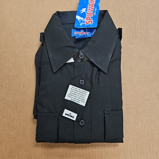SHIRT: PERFORMANCE DUTY, L/S, BLACK, 15.5 x 32/33 SPDU15-083-15.5/323