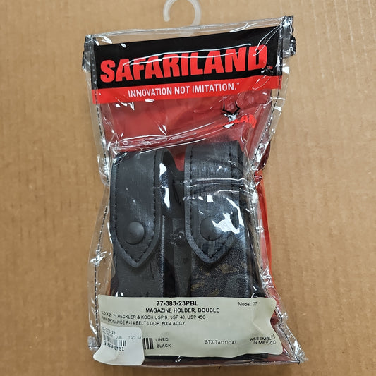 MAG HOLDER: DUBL. TAC SYSTEM USE W/LEG HLSTR, GL 45/HK USP 77-383-23PBL