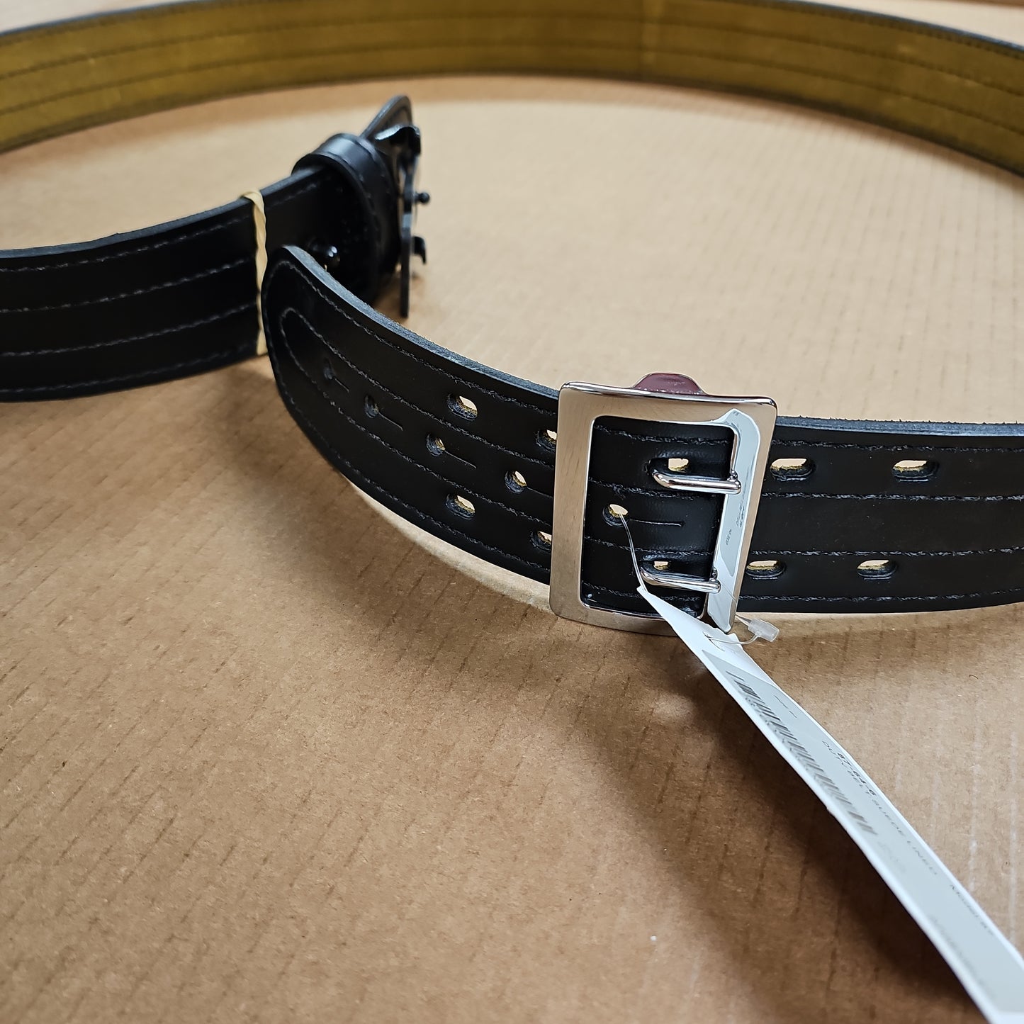 BELT: EQUIPMENT, BP, LINED, CHROME BUCKLE, 64 87-64-6