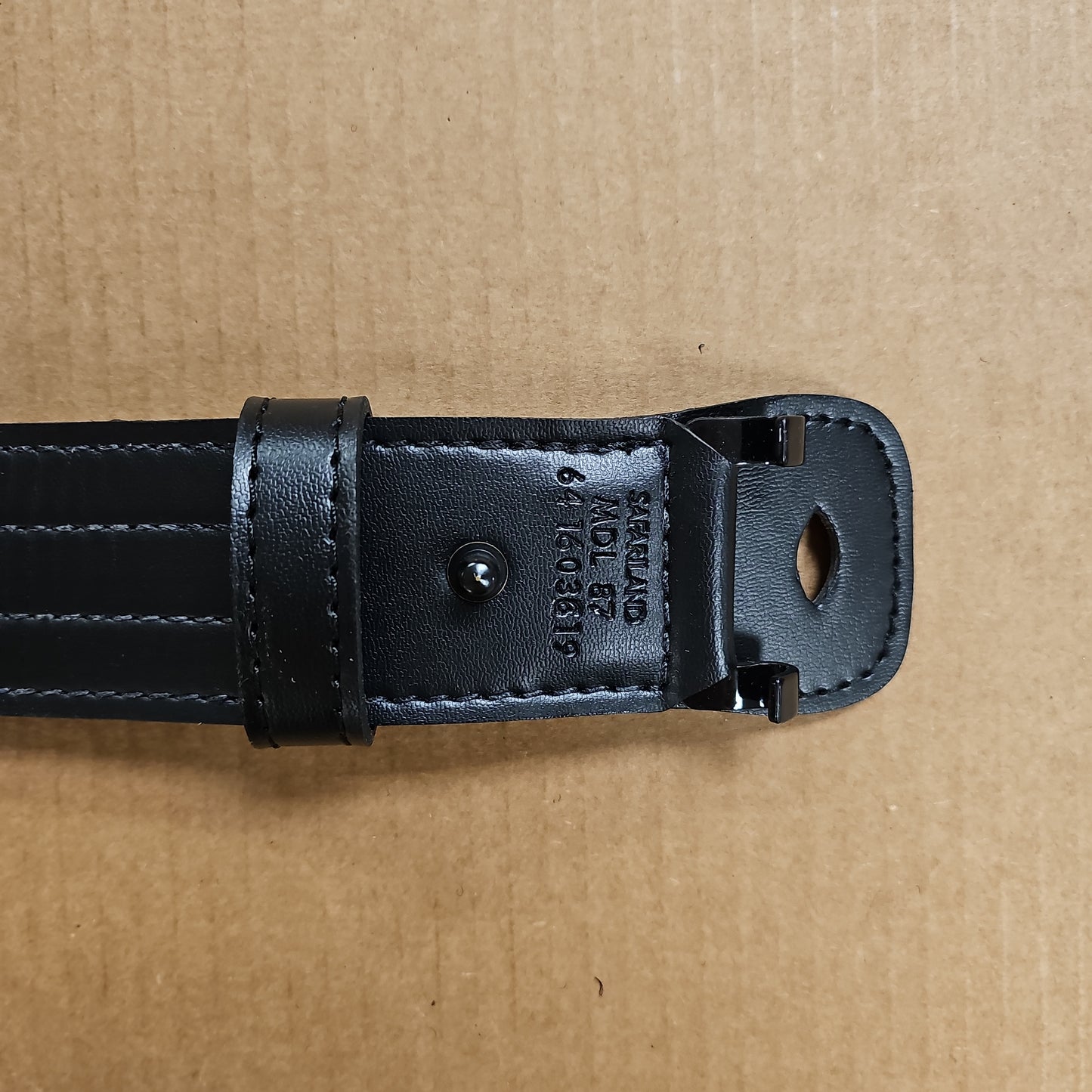 BELT: EQUIPMENT, BP, LINED, CHROME BUCKLE, 64 87-64-6