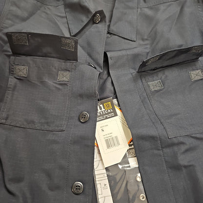 5.11 Tactical Fast-Tac TDU Shirt in Dark Navy - Durable, Comfortable Fit