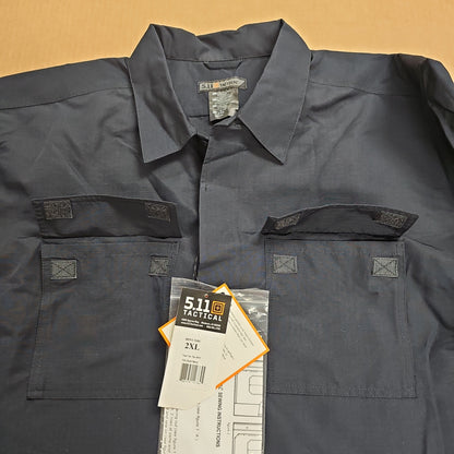 5.11 Tactical Fast-Tac TDU Shirt in Dark Navy, 2X Size for Ultimate Comfort