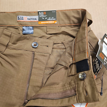 5.11 Tactical Fast-Tac Cargo Pants in Battle Brown, 30W/32L for Durability