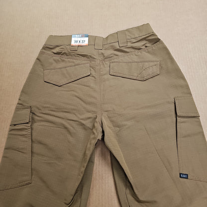 5.11 Tactical Fast-Tac Cargo Pants in Battle Brown, 30W/32L for Durability