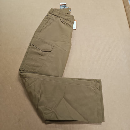 5.11 Tactical Fast-Tac Cargo Pants in Battle Brown, 30W/32L for Durability