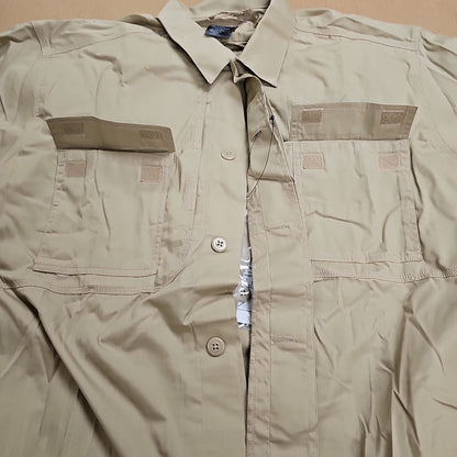 5.11 Tactical Shirt: TacLite TDU Shirt, S/S, TDU Khaki, XX-Large 71339-162-2XL