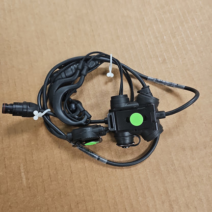 Clarus XPR: Dual In-Ear headset, QDC, APX Adaptor, Black CXPRQH-B-002