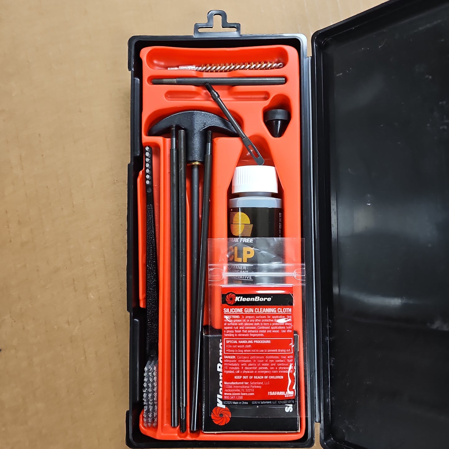 CLEANING KIT: .22LR-.225 RIFLE/PISTOL K205