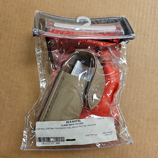 Flash Bang Holder: Tac System, FDE, Low Roll II 40-5-553PBL