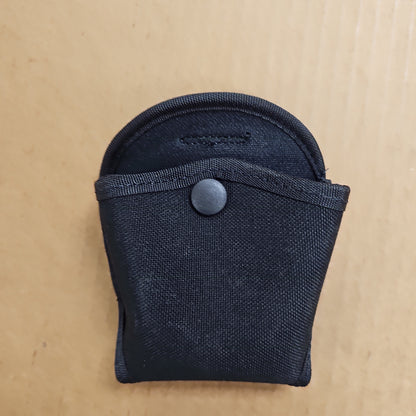 Blackhawk Cuff Pouch: Open Top Snap Case in Durable Black Nylon 44A150BK
