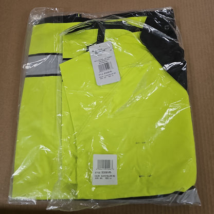 Spiewak & Sons, Inc. Class 3 Yellow/Black Rain Jacket, 6X-Large Size