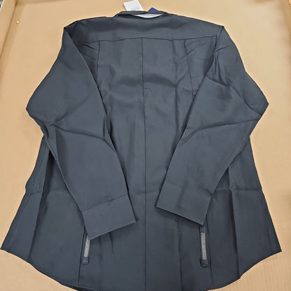 Spiewak & Sons, Inc. Men's Long Sleeve Shirt in Dark Navy, Size 17.5 x 36/37