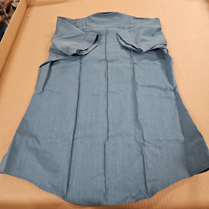 Elbeco Duty Maxx Short Sleeve Shirt in French Blue, Size 15.5 - 5589-15.5
