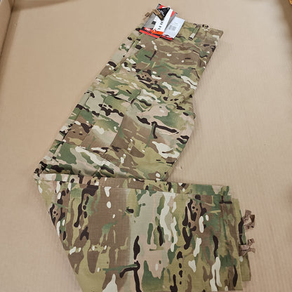 ATLANCO Multicam BDU Trousers, Durable 65/35 Poly/Cotton Ripstop Fabric