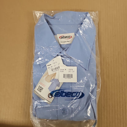Elbeco, Inc. Long Sleeve Blue Shirt, Size 20 36/37, Stylish and Durable