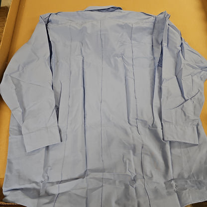 Elbeco, Inc. Long Sleeve Blue Shirt, Size 20 36/37, Stylish and Durable