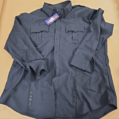 Spiewak & Sons, Inc. Long Sleeve Performance Duty Shirt in Dark Navy 18x34/35